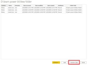 Power BI : How to get data from latest file in a folder in Power Query?