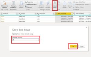 Power BI : How to get data from latest file in a folder in Power Query?