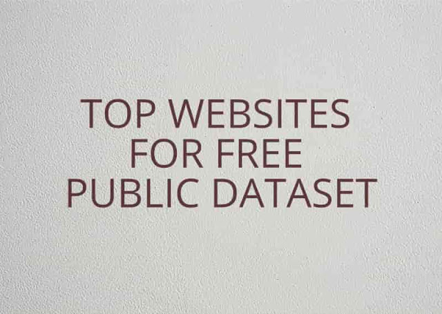 Top Websites for Free Public Data Sets  for Machine Learning and Data Science Project