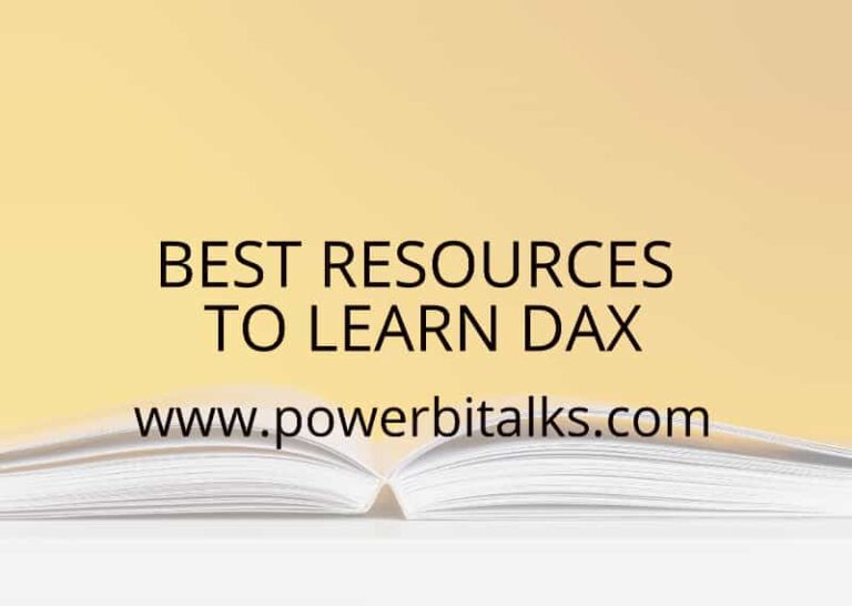 Best Resources to learn DAX